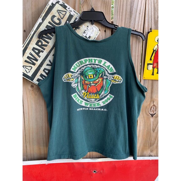 2004 Murphys Law bike week Myrtle Beach SC. Calving Klein tank top fits Size L - Picture 1 of 7